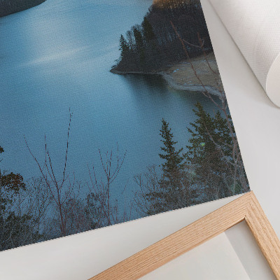 Retro poster Berglandschaft