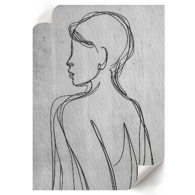 Kunstdruck leinwand Minimalistisches Profil