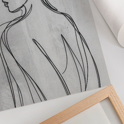 Kunstdruck leinwand Minimalistisches Profil