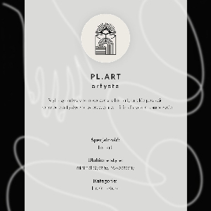 Retro plagát Minimalistický profil