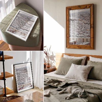 Poster leinwand Winterlandschaft