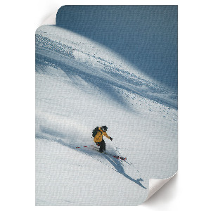 Plagát do obývačky Zimný zostup