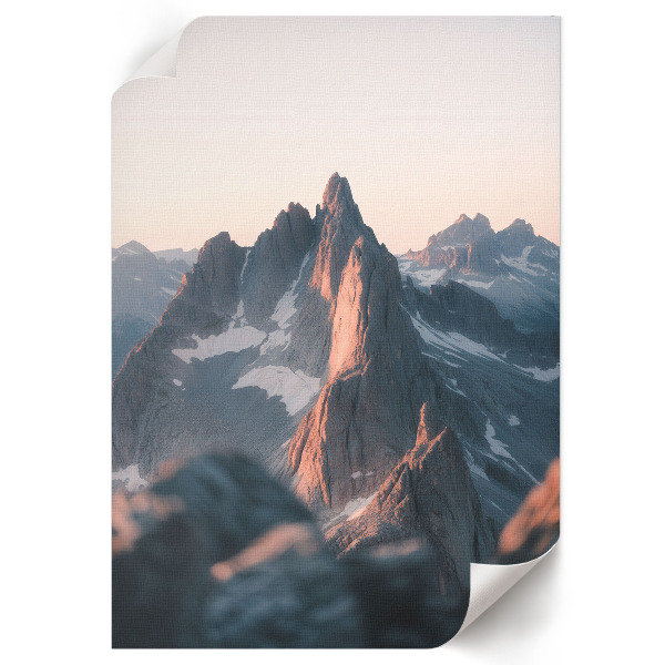 Wand poster Bergwesten
