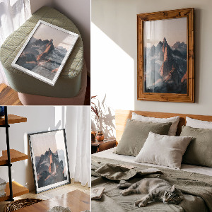 Plagát do izby Horský západ