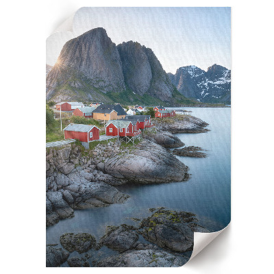 Kunstdruck poster Bergparadies
