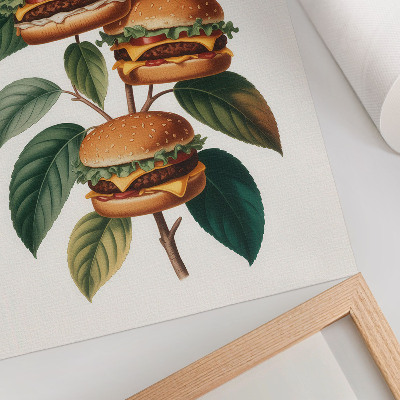 Poster auf leinwand Burger Tree