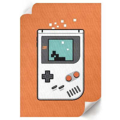 Poster leinwand Gameboy Retro