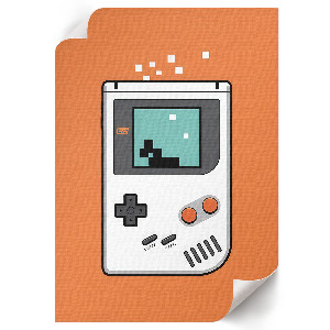 Retro plagát Retro Gameboy