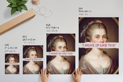 Poster kunstdruck Retro-Kunst