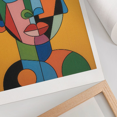 Kunstdruck poster Surrealistisches Porträt