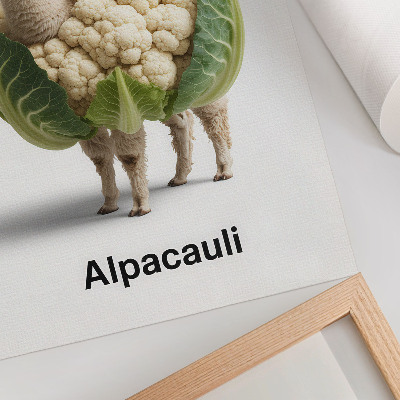 Poster auf leinwand Alpaka-Blumenkohl