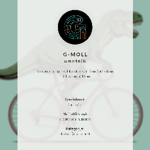 Plagát do obývačky Dinosaurus na bicykli