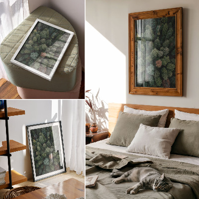 Bilder poster Wald von oben