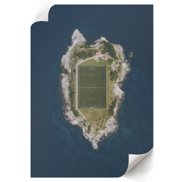 Poster leinwand Spielplatz auf der Insel