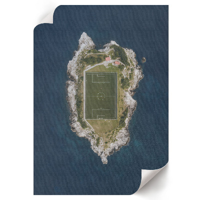 Poster leinwand Spielplatz auf der Insel