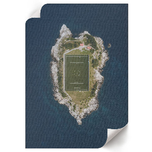 Retro plagát Ihrisko na ostrove