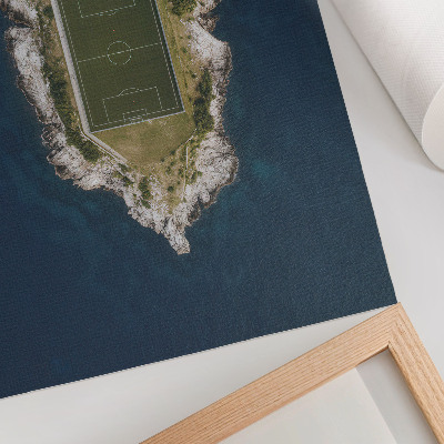 Poster leinwand Spielplatz auf der Insel