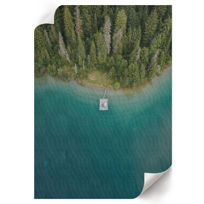 Wand poster Waldparadies