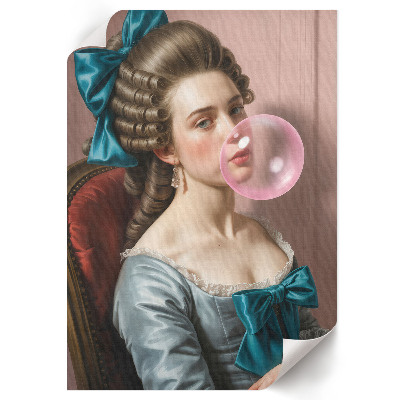 Kunstdruck poster Retro-Frau