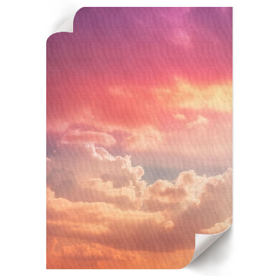 Poster leinwand Sonnenuntergang