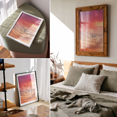 Poster leinwand Sonnenuntergang