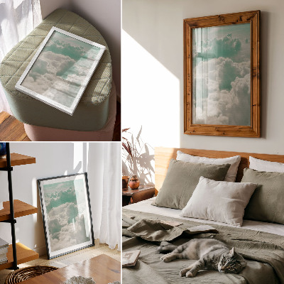Poster kunstdruck Wolken des Friedens