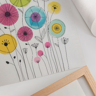 Wand poster Bunte Blumen