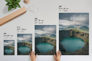 Retro plagát Tyrkysové jazero