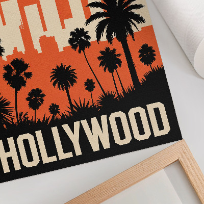 Kunstdruck poster Hollywood-Blick