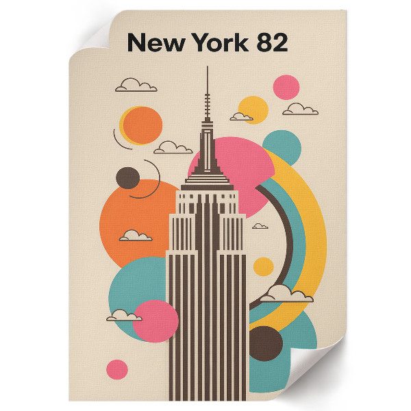 Retro poster New York