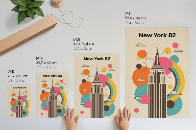 Retro poster New York