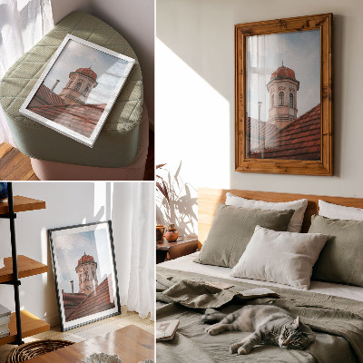 Wand poster Turm und Dach