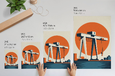 Bilder poster Retro-Kran