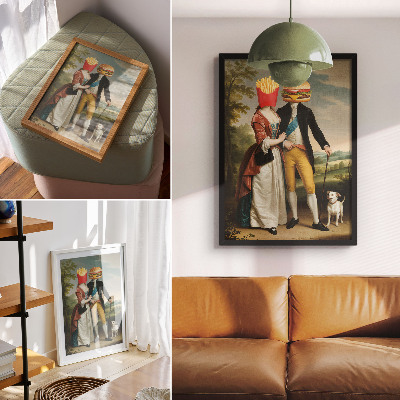 Wand poster Die Kunst des Essens