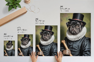 Kunstdruck poster Der Hund des Aristokraten