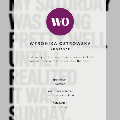 Poster auf leinwand Wahlliste