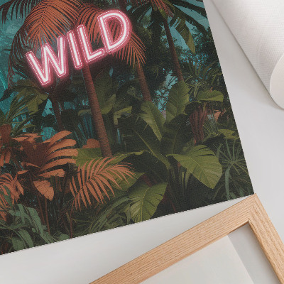 Poster auf leinwand Exotische Inschrift