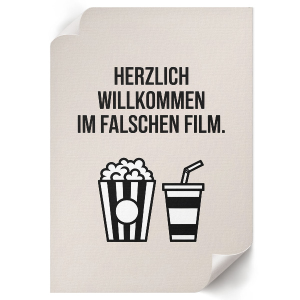 Retro plagát Filmový humor
