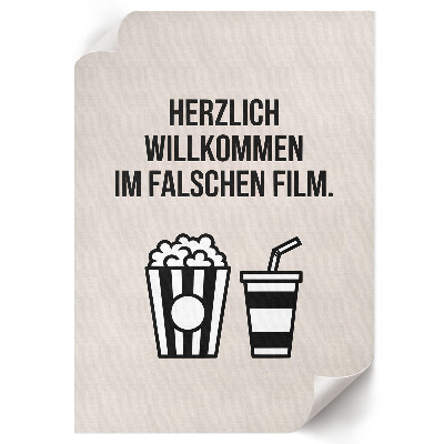 Poster leinwand Filmischer Humor