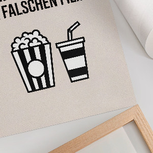 Poster leinwand Filmischer Humor