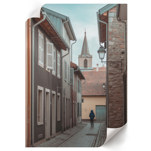 Poster kunstdruck Stadtszene