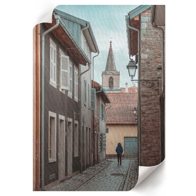 Poster kunstdruck Stadtszene