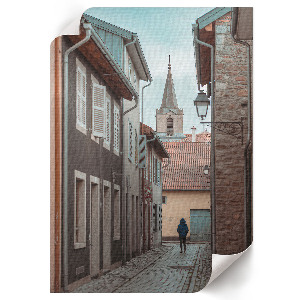 Poster kunstdruck Stadtszene