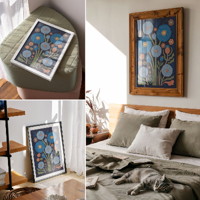 Kunstdruck poster Blumenarrangement