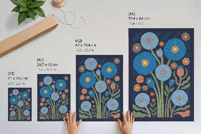 Kunstdruck poster Blumenarrangement