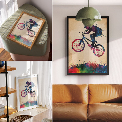 Poster kunstdruck Bunte Fahrt