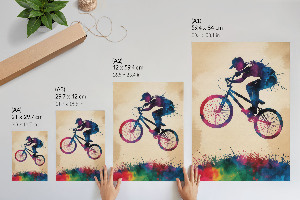 Plagát do obývačky Farebná jazda