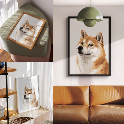 Poster auf leinwand Hund - Porträt