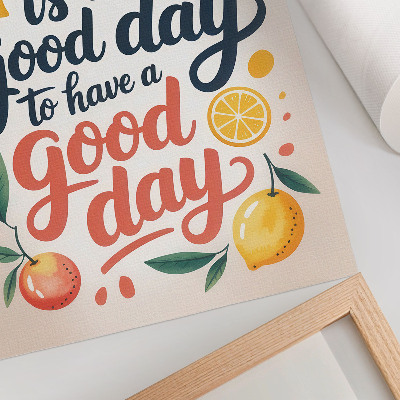 Poster kunstdruck Illustration für einen schönen Tag