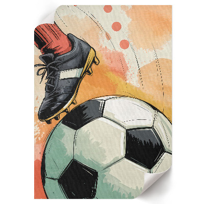 Kunstdruck leinwand Fußball